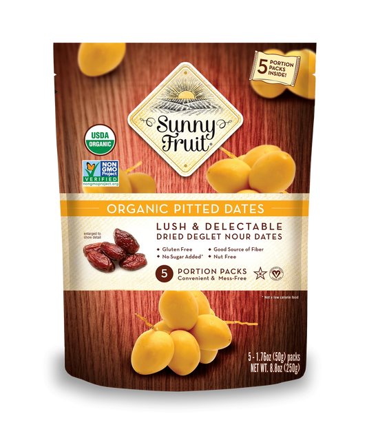 Organic Pitted Dates - No Added Sugars, Dried Fruit Snacks