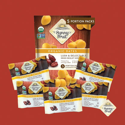 Organic Pitted Dates - No Added Sugars, Dried Fruit Snacks