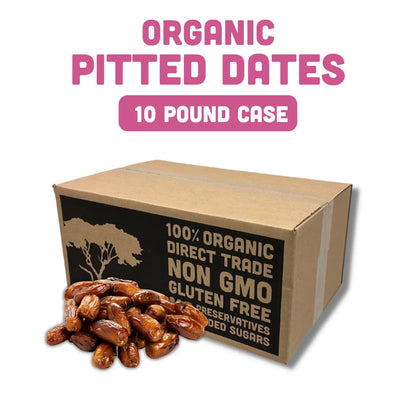 Organic Pitted Dates - 10 Pound Bulk Case